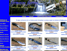 Tablet Screenshot of fermososfierros.es